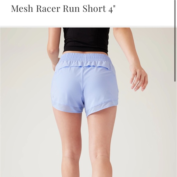 Mesh Racer Run Short 4" - Marble - Picture 5 of 5